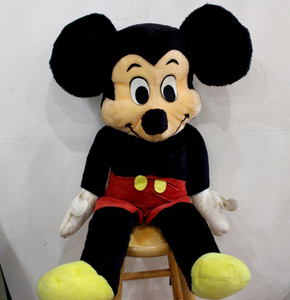 Made in USA■Walt Disney ウォルトディズニー ミッキーマウス ヴィンテージ レトロ ぬいぐるみ 人形 90㎝ California Stuffed Toys 