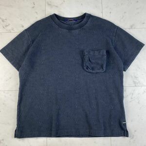 希少◎LOUIS VUITTON ルイヴィトン LV シグネチャー3DポケットモノグラムTシャツ カットソー 半袖 ブラック 黒 メンズ 紳士服 総柄 綿