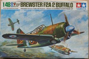 ブリュースター F2A-2 バッファロー BREWSTER F2A-2 1/48 TAMIYA タミヤ 未組立 プラモデル 20210509 tkhshss h 0505