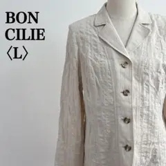 BON CILIE テーラードジャケット サマージャケット 肩パットLサイズ