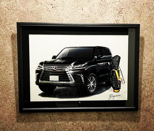 Grysonアート2.5L レクサス　LEXUS　LX570オマージュパロディアート