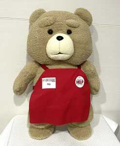 ZZ【ted テッド】ted おれのBIGモフモフエプロンぬいぐるみ 全1種 全高約45cm エプロン BIGぬいぐるみ タグ付き PW