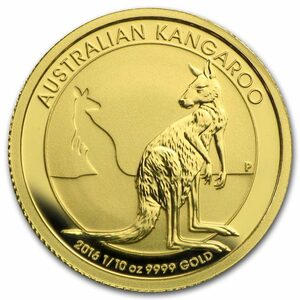 [保証書・カプセル付き] 2016年 (新品) オーストラリア「カンガルー」純金 1/10オンス 金貨