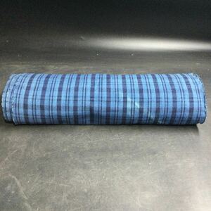 J08/木綿 藍染 手織り 古布 リメイク 反物 1kg 幅約37cm はぎれ ハギレ 生地 