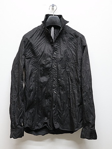 SALE30%OFF/wjk・ダブルジェイケイ/twist wrinkle shirt/black・M