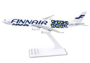 激レア＆廃盤！marimekko フィンエアー限定 Finnair フィンランド航空 マリメッコ UNIKKO ウニッコ (A340-300 模型、飛行機)