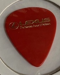 エリック・クラプトン Eric Clapton ギター ピック 送料無料 LEXUS CLAPTON U.S. TOUR 1998 レクサス