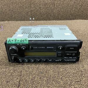 AV9-664 激安 カーステレオ MAZDA マツダ FMS audio MCT010J3 E050 66 9C0 カセットデッキ FM/AM オーディオ 通電未確認 ジャンク