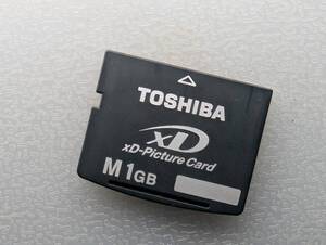 TOSHIBA xD-Picture Card M 1GB 東芝 xDピクチャーカード メモリーカード デジカメ 動作確認済み