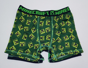 USA購入★★ マインクラフト ブリーフ ボクサーパンツ サイズ10 140 3枚 未使用品 ★★ Minecraft Boxer Briefs