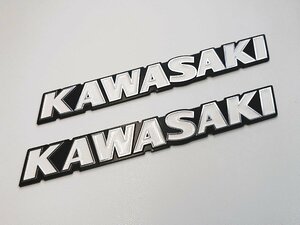 送料無料 KA-1612 カワサキ純正 ホワイト タンクエンブレム Z1/Z2/Z1000Mk2/Z750FX/Z900/Z750 /Z550FX/Z400FX Z550GP/Z400GP