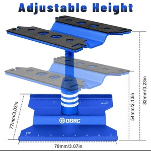 即決《送料無料》■NEW■ メンテナンス 台■青■　スタンド ラジコン YD-2 ドリパケ　tt01 tt02　AXIAL GS01 AX10 SCX10 Wraith HPI KYOSHO