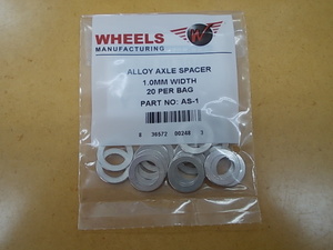 WHEELS MANUFACTURING　アクスルスペーサー　1.0mm 