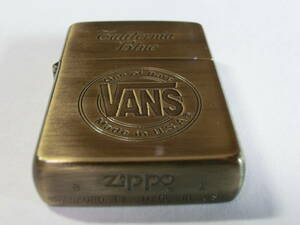 zippo ジッポー VANS California Blue ゴールド 1994年製 年代物 絶版　未使用・未着火
