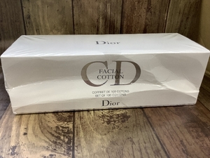 C2k 未開封保管品 Dior ディオール コットン ノベルティー フェイシャルコットン 絹100％ 現状品