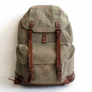 【美品】 Nigel Cabourn【SWISS ARMY RUCKSACK】スイスアーミーリュックサック ナイジェルケーボン 25010483