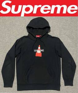 即完売モデル♪シュプリーム パイロン パーカー Supreme Cone Hooded Sweatshirt ブラック M