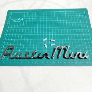 ローバーミニ クラシックミニ　Austin Mini　オースティン　ミニ　スクリプト　エンブレム セット 新品