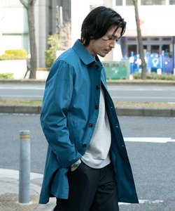 「URBAN RESEARCH ROSSO MEN」 ステンカラーコート LARGE ブルー メンズ