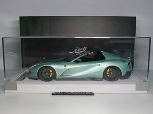 ▲超貴重な！Verde Francesca！世界限定50台！IM 1/18 フェラーリ Ferrari 812 GTS Novitec 812 N-Largo 新品 Resin Model