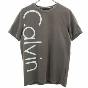 カルバンクラインジーンズ 半袖 Tシャツ L グレー Calvin klein Jeans レディース