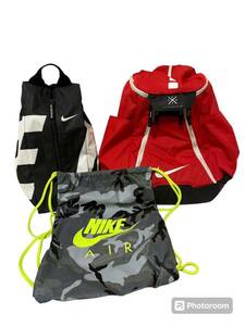 NIKE リュックサック バックパック スポーツ 部活 通学 学校 バスケ 3点まとめて 美品