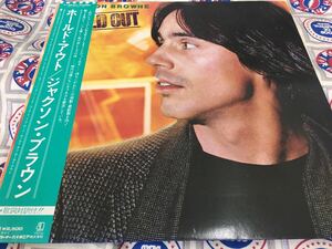 Jackson Browne★中古LP国内盤帯付「ジャクソン・ブラウン～ホールド・アウト」