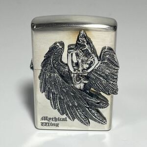 【未着火品】ZIPPO ジッポーライター 幻獣 セイレーン 2002年製 希少 ミシカル ウイング オイルライター 喫煙具