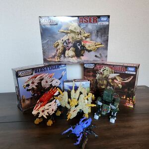 ZOIDS ゾイドワイルド 検品済4体セット ZW32スティレイザー ZW25ビーストライガー ZW26キャノンブル ZW07クワーガ 