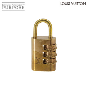 ルイ ヴィトン LOUIS VUITTON ダイヤル式 パドロック LV ロゴ ゴールド 南京錠 カギ Dial Padlock 90236385