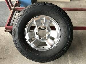 265/70R16 112S 【未使用分山】 トヨタ 純正 185 ハイラックス サーフ 16×7.0J+15/6H/139.7ハブ径約106㎜ 1本♪①