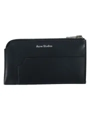 Acne Studios(Acne) 財布 レザー ブラック 無地 メンズ