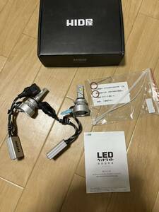 HID屋 LEDヘッドライト Mシリーズ H10 HB3 HB4 HIR2 6500k ホワイト LED ヘッドライト LED ヘッドライト