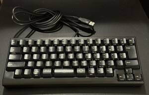 A21037)PFU製 HHKB Lite 2 (Happy Hacking Keyboard) KUH0010 英字キーボード USB対応 黒 中古動作品