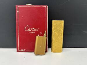 Cartier カルティエ ゴールド ライター 火花なし 2j-11-2