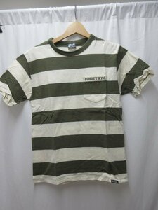 ◎極美品　ショット　schott ボーダー　Tシャツ　白カーキ　サイズS