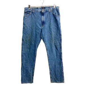 Wrangler カウボーイ ロングパンツ W40 ラングラー 47MWZ ビッグサイズ ブルー コットン 古着卸 アメリカ仕入 2310-92