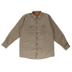 ☆ Khaki/Black ☆ サイズL ☆ RED KAP レッドキャップ LONG SLEEVE WORKSHIRT red kap ワークシャツ レッドキャップ SP14 メンズ ブランド