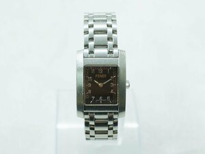 ☆【中古】FENDI 7000L 腕時計 レディース クォーツ スクエア 文字盤ブラック k_w 24-1811