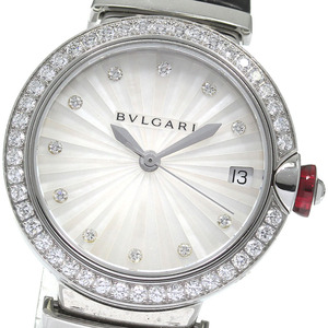 ブルガリ BVLGARI LU33S ルチェア ダイヤべゼル 自動巻き レディース 良品 内箱付き_791966