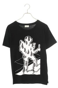 サンローランパリ SAINT LAURENT PARIS 343677 Y2DZ1 サイズ:S ロゴプリントTシャツ 中古 BS99