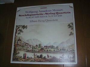 独盤　アルバンベルクSQ　モーツアルト１６，１７