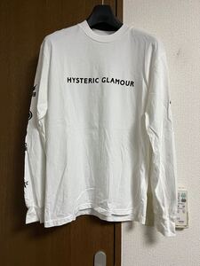 hysteric glamourヒステリックグラマー 21ss HYS ROCK TシャツS新品同様 ロンT 長袖Tシャツ