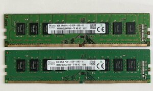 ★送料無料★SKhynix 2R×8 PC4-2133P 8GB×2 計16GB デスクトップ用メモリ★動作品★G17