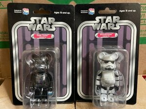 ◎ MEDICOM TOY メディコムトイ BE@RBRICK ベアブリック 100％ STARWARS スターウォーズ ダースベイダー ストームトルーパー ２個セット フ