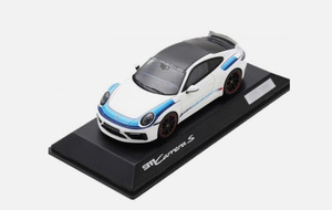 スパーク Spark 1/43 ポルシェ 911 (992) Carrera S 2019 ホワイト / ブルー 特注品