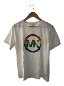 MICHAEL KORS◆Tシャツ/S/コットン/WHT/MU250SW97J