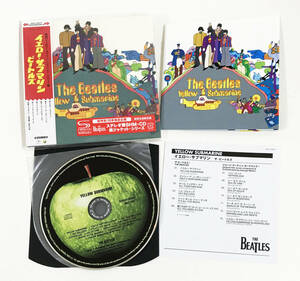 【送料無料！】THE BEATLES ザ・ビートルズ 2014年盤「Yellow Submarine」紙ジャケット仕様CD 赤ステッカー