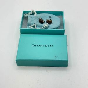 U11 TIFFANY Co ティファニー ピアス シルバー アクセサリー ビーン 925 刻印 箱付 袋付