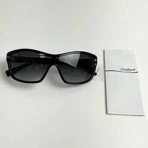 トラサルディ TRUSSARDI サングラス シャルマン CHARMANT GROUP 美品 ブラック TR12876 BK ブラックグラデーションレンズ